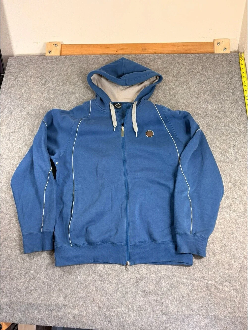 Air Jordan Retro XIII 13 Zip Up Hoodie Mens XL Blue Flint Reflective